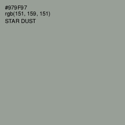 #979F97 - Star Dust Color Image